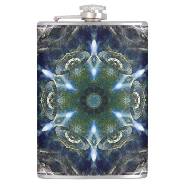 Folk Mandala Flask Flachmann (Vorderseite)