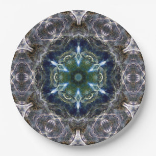 Folk Mandala Papierplatte Pappteller