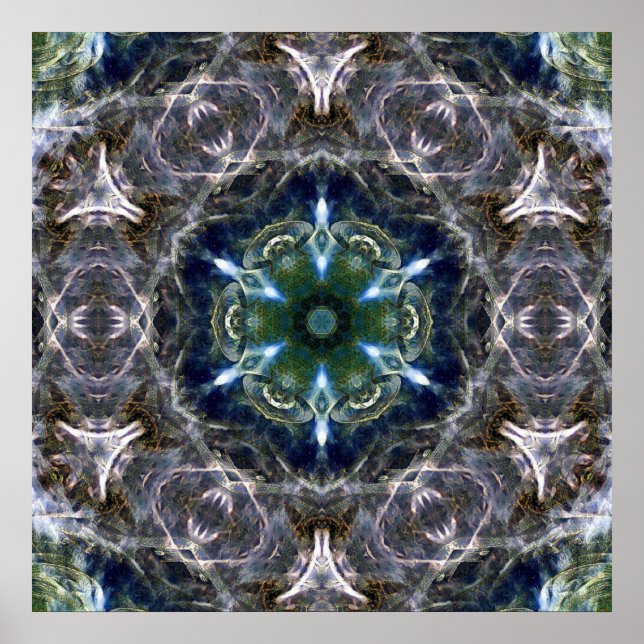 Folk Mandala Poster (Vorne)