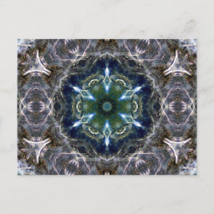 Folk Mandala Postkarte