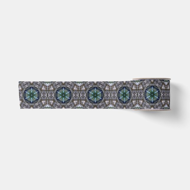 Folk Mandala Satinband (Vorderseite)