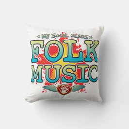 Folk Music Soul Cushion Kissen