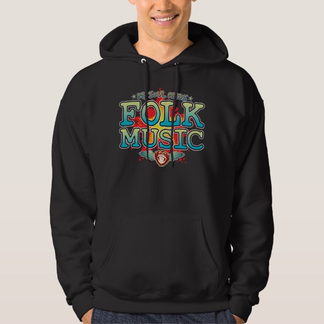 Folk Music Soul Hoodie (Vorderseite)
