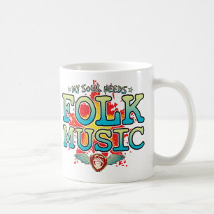 Folk Music Soul Tasse