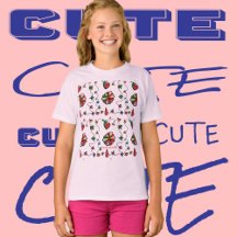 Folk Retro Quaint and Happy Art T - Shirt