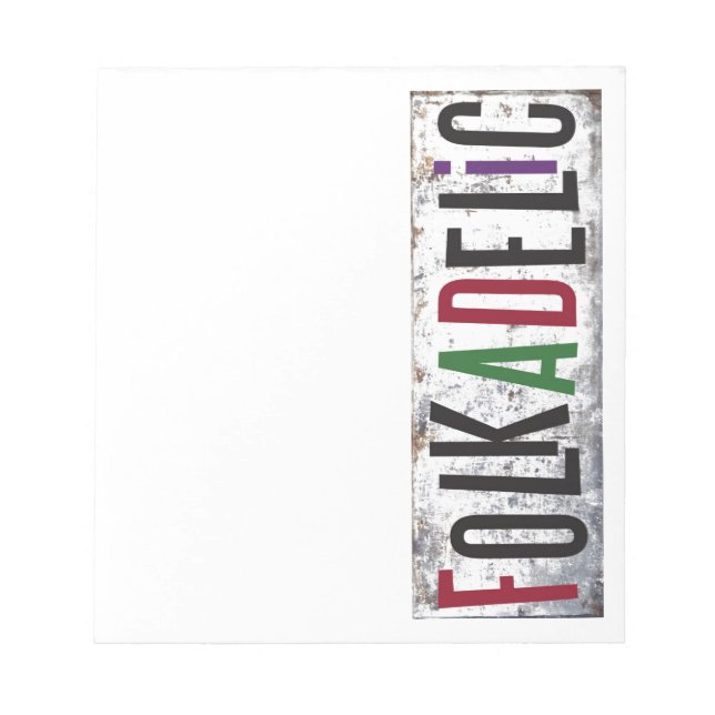 Folkadelic Notizblock (Vorderseite)
