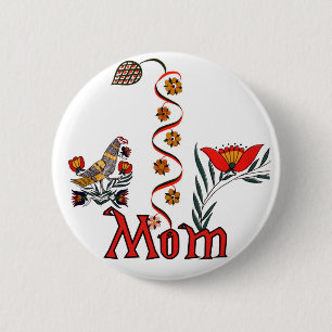 Folkart Mama-T - Shirts und Geschenke Button