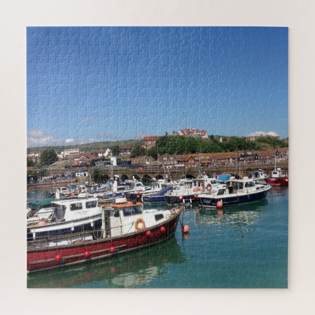 Folkestone Hafen und Fischerboote (Vertikal)