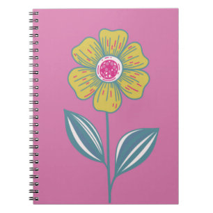 Folklore Blume Spiral Notebook Notizblock