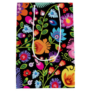 Folklore Blume Wycinanki Mittlere Geschenktüte
