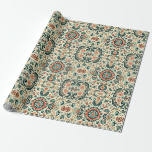 Folklore Charm: Kunst-Wrapping Paper Geschenkpapier