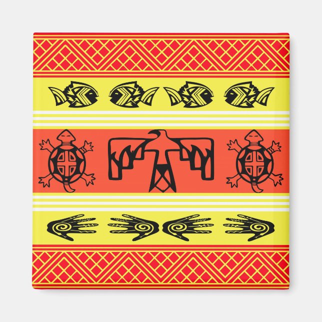 Folklore-Design Magnet (Vorne)