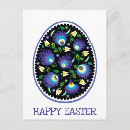 Folklore Happy Oaster Postkarte