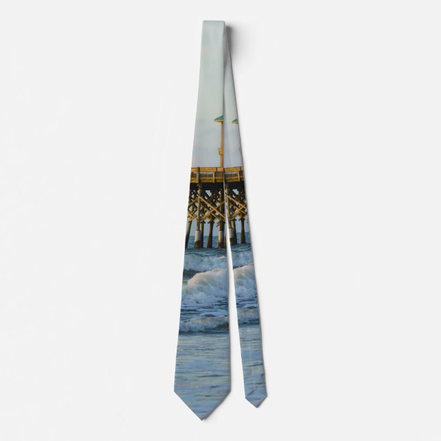 Folklore Pier Morning Krawatte (Vorderseite)
