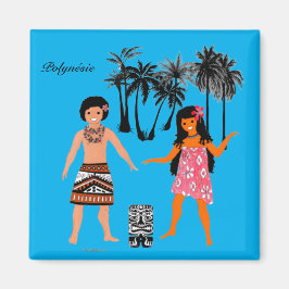 Folklore von Französisch-Polynesien Magnet