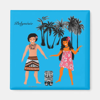 Folklore von Französisch-Polynesien Magnet