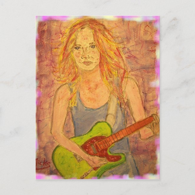 Folkloregie Postkarte (Vorderseite)