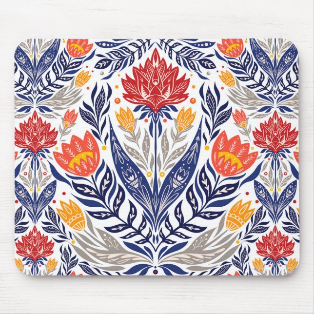 Folkloremuster Mousepad (Vorne)