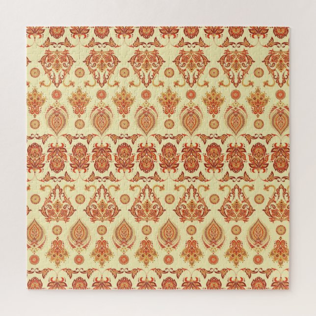 Folklorisches Batik florales ethnisches Muster (Vertikal)