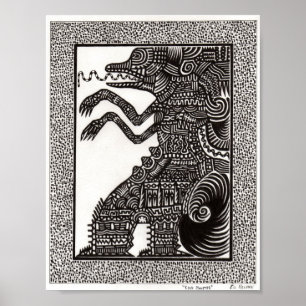 Folkmonster-Poster Poster
