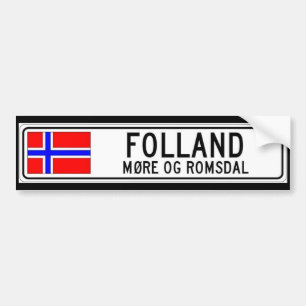 Folland, mehr Og Romsdal Autoaufkleber