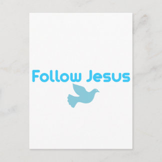 FOLLOW JESUS POSTKARTE