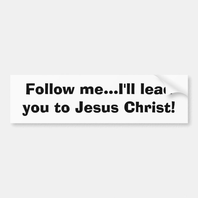 Follow-me… Autoaufkleber (Vorne)