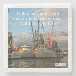 "Follow Me" Inspiration Stone Untersetzer