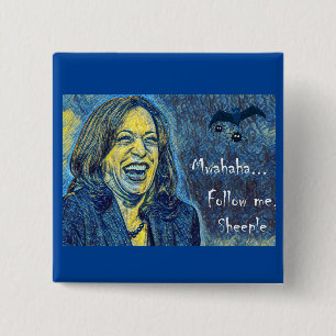 Follow me Sheep - Politischer Humor Button