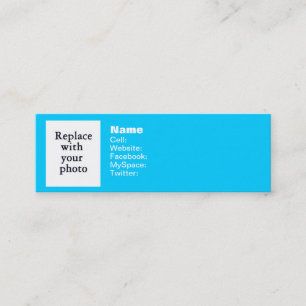 Follow-me! Twitter 2 Mini Visitenkarte