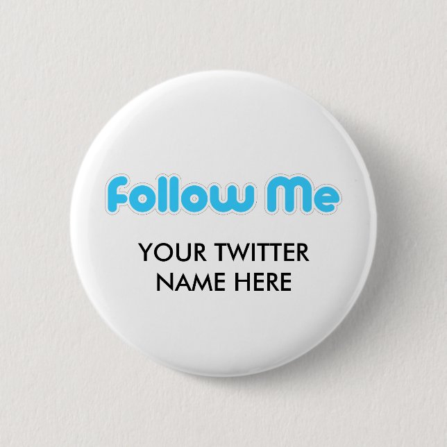Follow-me (Twitter) Button (Vorderseite)