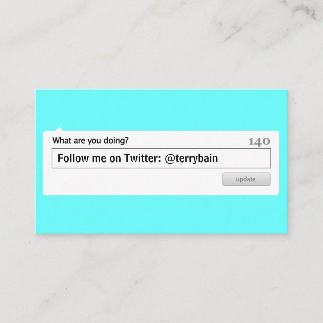 Follow-me Visitenkarte (Vorderseite)