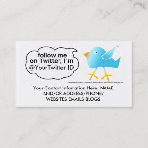 Follow-me@ (YourNameHere) Geschäfts-Telefonkarten Telefonnummerkarte