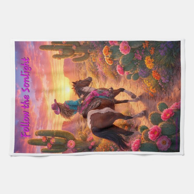 Follow the sonlight geschirrtuch (Horizontal)