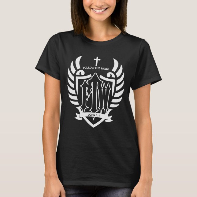 Follow The Word - John 1:1 T-Shirt (Vorderseite)