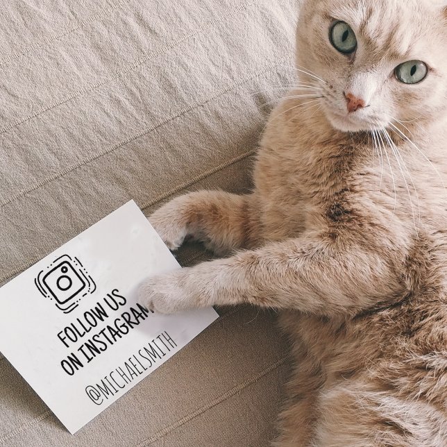 Follow Us on Instagram, Social Media  Gummistempel (Von Creator hochgeladen)