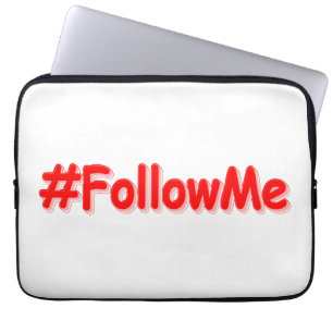 "#FollowMe" Niedliches Design Jetzt kaufen Laptopschutzhülle
