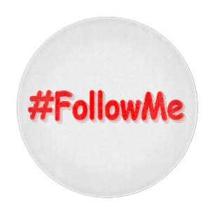 "#FollowMe" Niedliches Design Jetzt kaufen Schneidebrett
