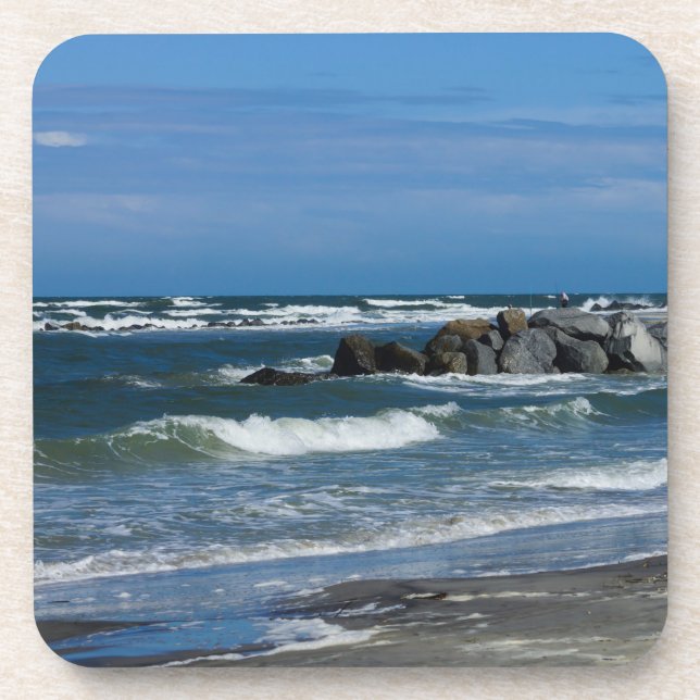 Folly Beach Atlantic Untersetzer (Vorderseite)