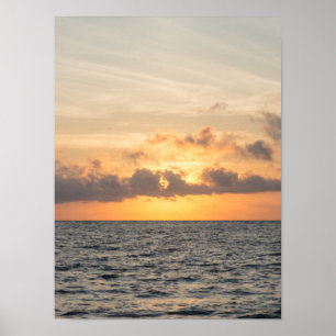 Folly Beach Morning Poster