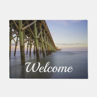 Folly Beach Pier Beauty Begrüßungszeichen Fußmatte