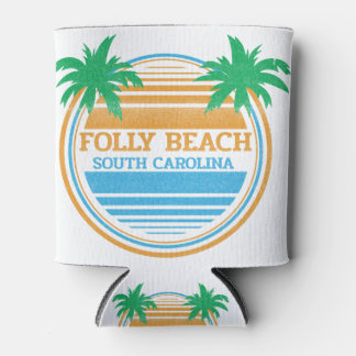 Folly Beach South Carolina Palm Trees Dosenkühler