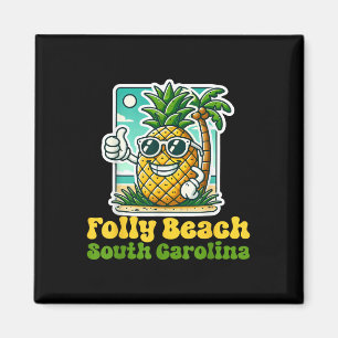 Folly Beach South Carolina Sc Süße Ananas Daumen h Magnet