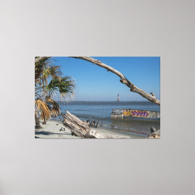 Folly Boat & Morris ist es. Hell Leinwanddruck (Vorderseite)