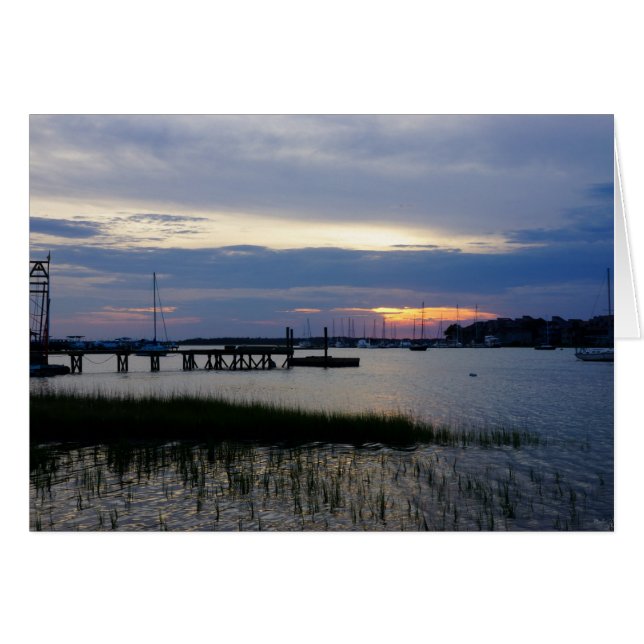 Folly Harbor Sunset (Vorderseite (Horizontal))