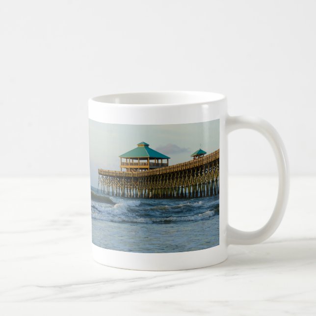 Folly Pier Morning Coffee Mug (Droite)