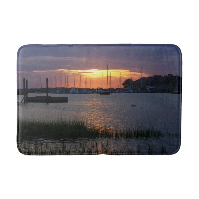 Folly River Sunset Badematte (Vorderseite)