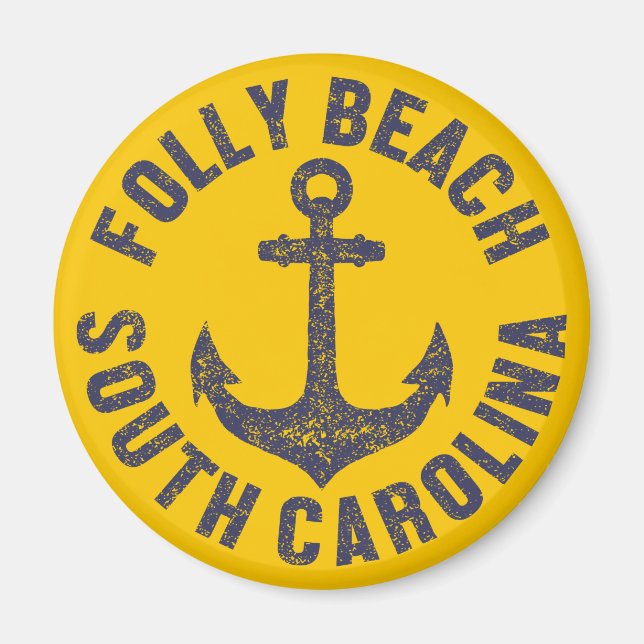 Folter Beach, South Carolina Magnet (Vorne)