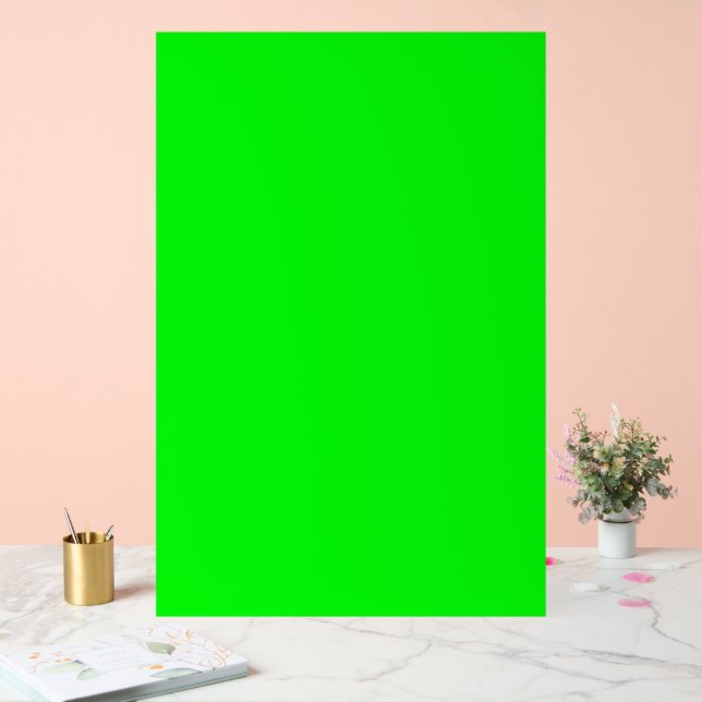Fond chroma key écran vert néon solide (Mariage)
