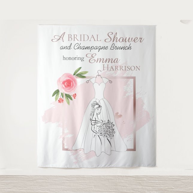 Fond de décoration de mariage élégant / Tapisserie (Devant)